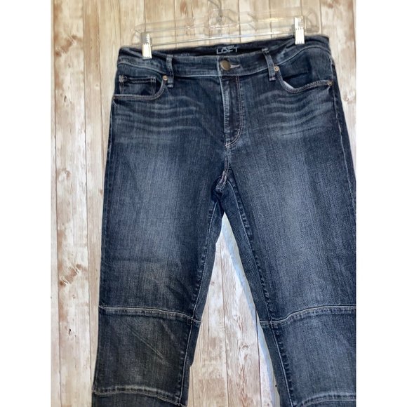 Women's Ann Taylor Loft Modern Skinny Zipper Ankle Jeans Size 28/6 - Picture 4 of 15